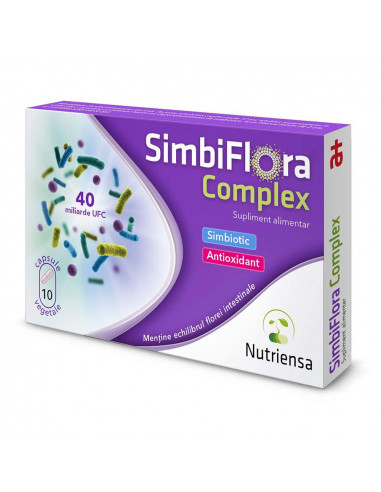 Simbiflora Complex, 10 capsule, Antibiotice SA Iasi