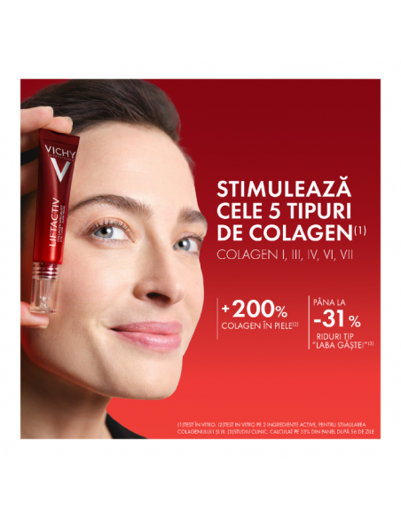 Vichy liftactiv collagen specialist  crema pentru ochi,15ml, La Roche-Posay Laborat France