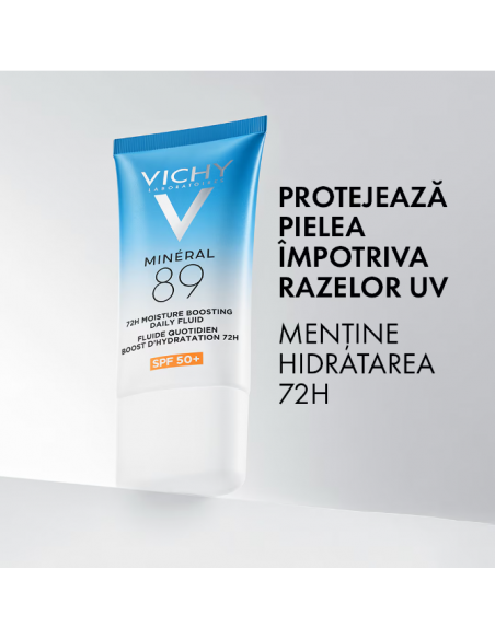 Vichy mineral 89 fluid hidratant cu protectie solara 72H, 50ml, LA ROCHE-POSAY LABORAT FRANCE