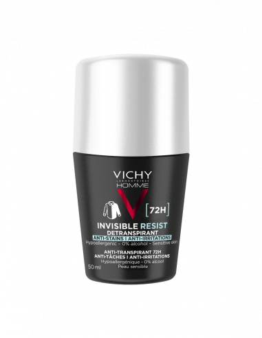 Vichy Homme deo roll on invisible resist 72H x 50ml