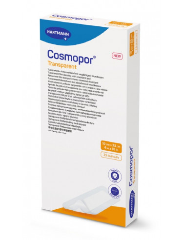 Cosmopor transparent 10cmx25cm, 25 bucati, Paul Hartmann AG