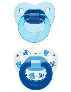 Set 2 suzete din silicon forma ortodontica nr. 1 - cod 437