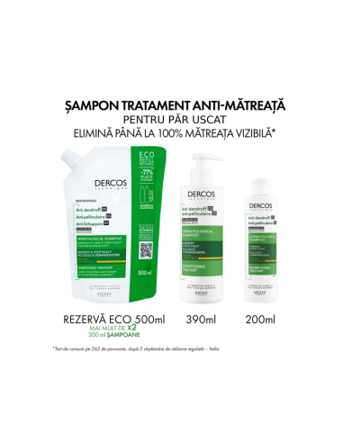 Vichy dercos sampon antimatreata par uscat, 390...