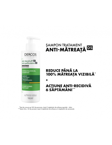 Vichy dercos sampon antimatreata par uscat, 390...