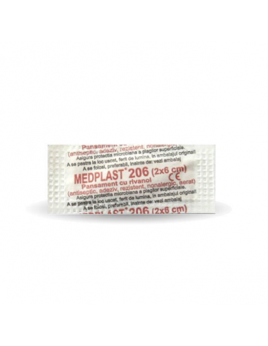 Medplast 2 x 6cm, 200 bucati, MEBRA SRL BRASOV