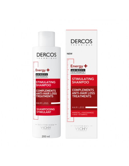 Vichy dercos sampon energizant cu aminexil, 200ml, LA ROCHE-POSAY LABORAT FRANCE