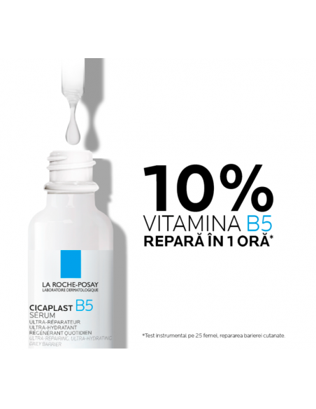 Cicaplast B5 Ser Ultra-reparator 10% pantenol, 30ml, La Roche-Posay Laborat France