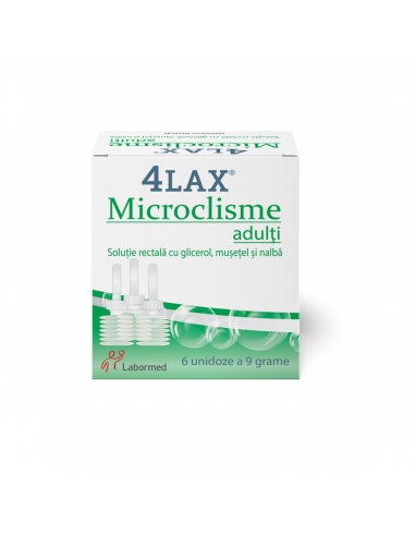 Microclisme pentru adulti 4LAX, 6 unidoze,...