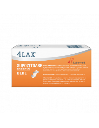 Supozitoare cu glicerina pentru bebelusi 4LAX,...