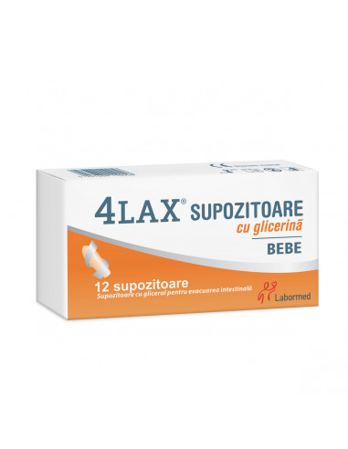 Supozitoare cu glicerina pentru bebelusi 4LAX,...
