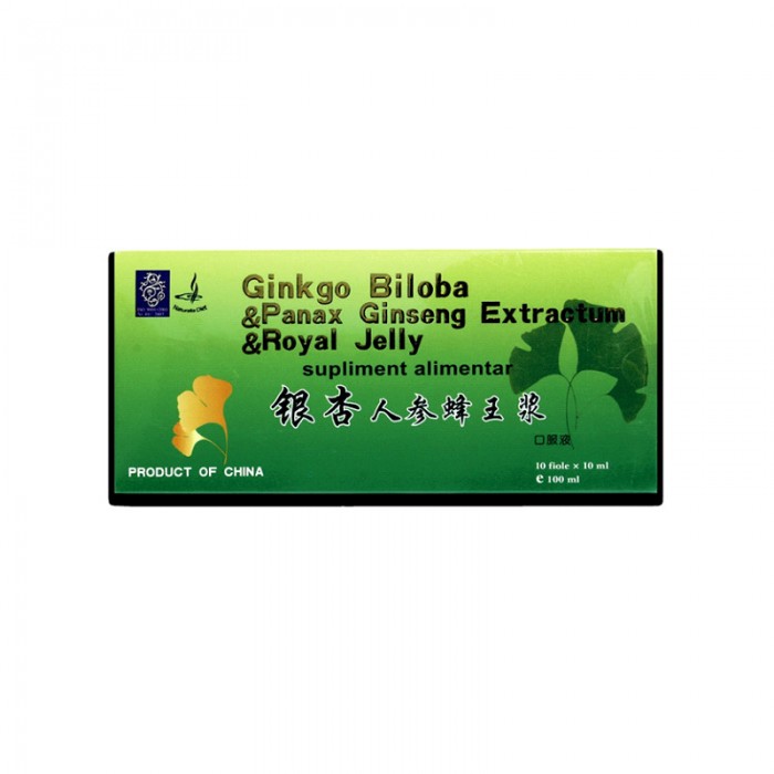 Naturalia Ginkgo&Gingseng Royal Jelly x10 fl