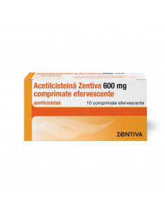 Acetilcisteina Zentiva 600mg x 10cp.eff, Zentiva Sa... 2