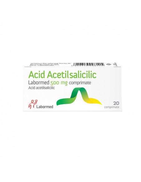 Acid acetilsalicilic 500mg, 20cpr, Labormed Pharma Trading