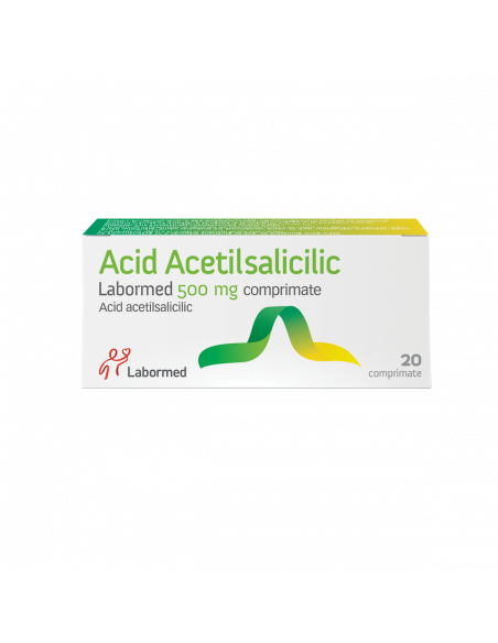 Acid acetilsalicilic 500mg, 20cpr, Labormed Pharma Trading