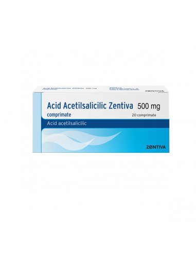 Acid acetilsalicilic 500mg, 40 comprimate,...