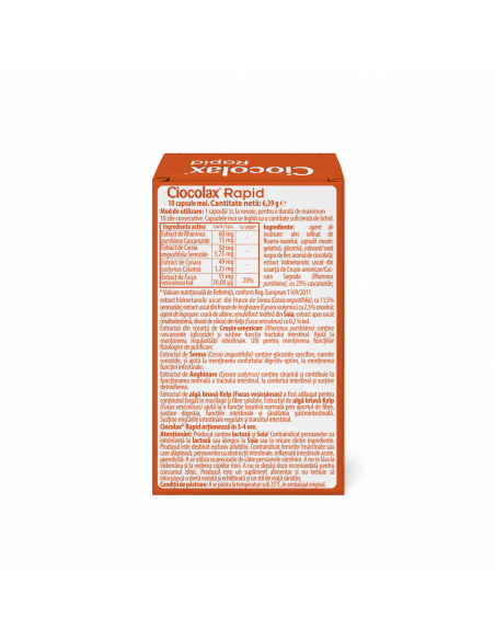 Ciocolax rapid,10 capsule, Labormed Pharma Trading