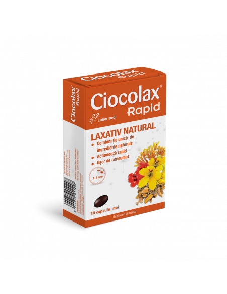 Ciocolax rapid,10 capsule, Labormed Pharma Trading