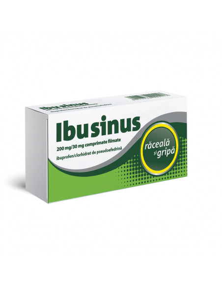 Ibusinus 200mg/30mg, 20 comprimate filmate, Labormed Pharma Trading