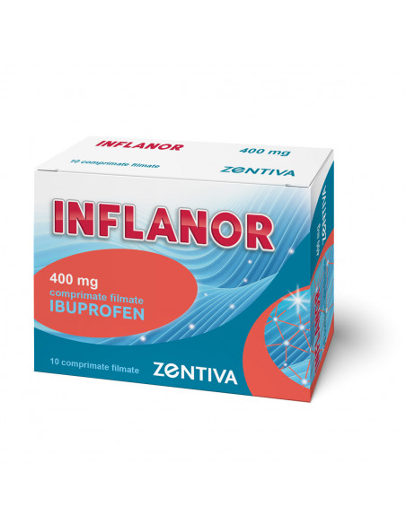 Inflanor 400mg, 10 comprimate filmate, Zentiva Sa (Romania)