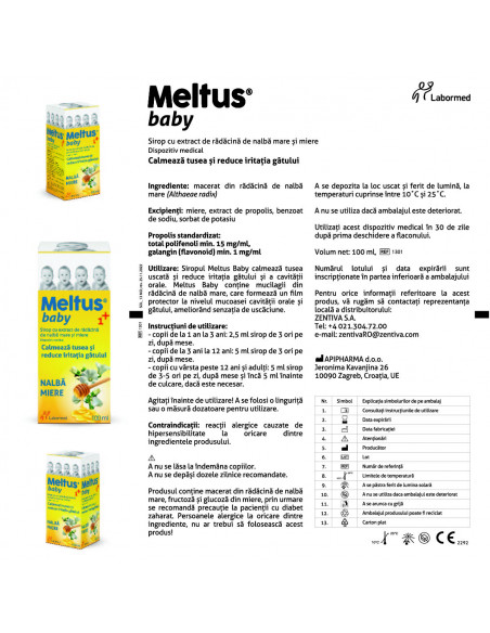 Meltus Baby sirop, 100 ml, Labormed Pharma Trading