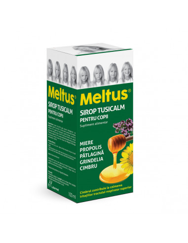 Meltus sirop Tusicalm copii, 100 ml, Labormed...