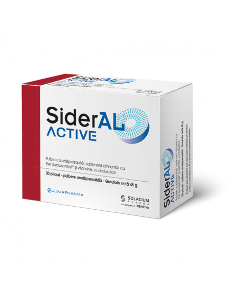 Sideral active, 30 plicuri granule orodispersabile, Labormed Pharma Trading