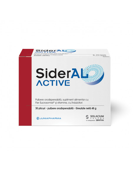Sideral active, 30 plicuri granule orodispersabile, Labormed Pharma Trading