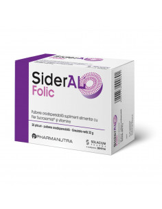 Sideral folic, 20 plicuri granule orodispersabile 32g,...