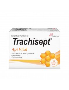 Trachisept api vital cu miere si propolis,16 comprimate,... 2