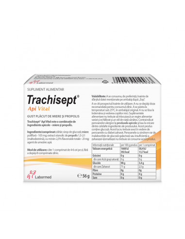 Trachisept api vital cu miere si propolis,16...