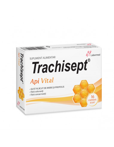 Trachisept api vital cu miere si propolis,16...