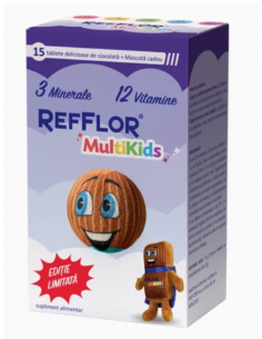 RefFlor multikids, 15 tablete de ciocolata +Mascota...