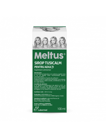 Meltus Tusicalm sirop adulti, 100 ml, LABORMED PHARMA-TRADING