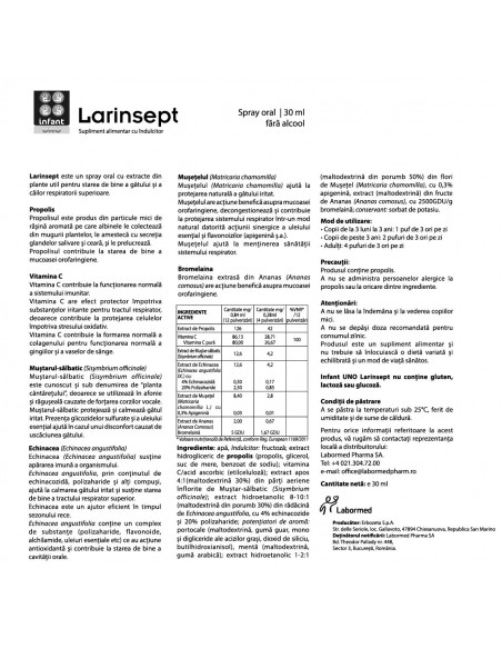 Infant Uno Larinsept spray, 30 ml, LABORMED PHARMA-TRADING