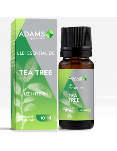Ulei esential de Tea Tree pentru uz intern, 10ml, Adams
