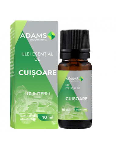 Ulei esential de Cuisoare pentru uz intern, 10ml, Adams