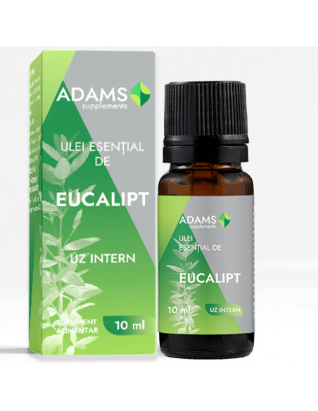 Ulei esential de Eucalipt pentru uz intern, 10ml, Adams