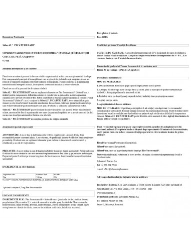 Sideral Baby, solutie 30 ml  plic 1.9 g,...