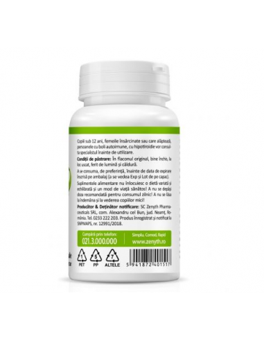 Iod Natural Bio, 30 capsule, ZENYTH...