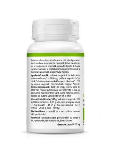 Iod Natural Bio, 30 capsule, ZENYTH...