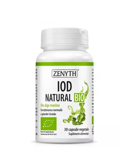 Iod Natural Bio, 30 capsule, ZENYTH PHARMACEUTICALS