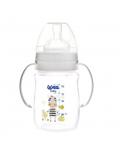 Biberon din PP 150 ml cu manere, model Safari si tetina... 2