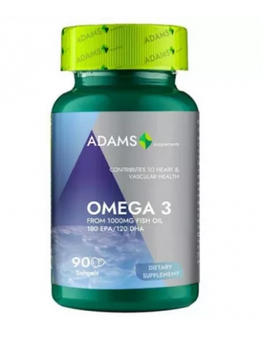 Omega3 1000mg, 90 capsule, Adams