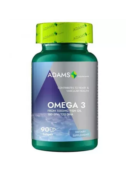 Omega3 1000mg, 90 capsule, Adams