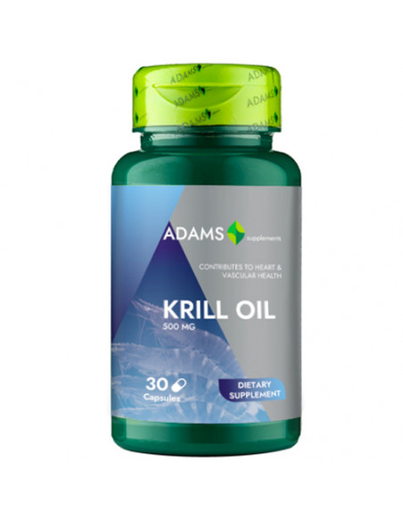 Krill oil 500mg, 30 capsule,  Adams