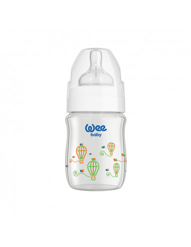 Biberon 120 ml gura larga termorezistent - cod 139