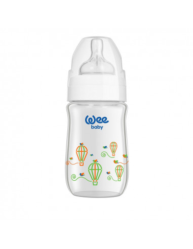 Biberon 180 ml gura larga termorezistent - cod 140