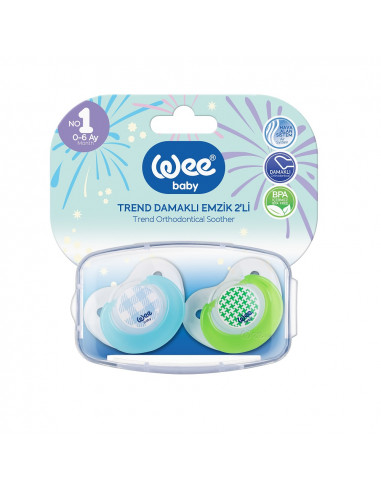 Suzeta ortodontica zi nr 1 x 2 buc - cod 154,...