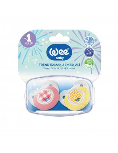 Suzeta ortodontica zi nr 1 x 2 buc - cod 154,...