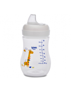 Pahar din plastic cu tetina rotunda si accesoriu pentru... 2